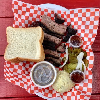 Jamie's Barbecue And Mini Tacos - Brisket plate - I'd skip - Food Trucks Near Me - Austin, Texas Jamie's Barbecue And Mini Tacos - Brisket plate - I'd skip - Food Trucks Near Me - Austin, Texas