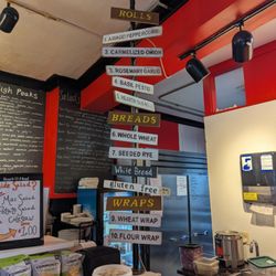 Big Mountain Deli & Creperie - Choice of Bread menu