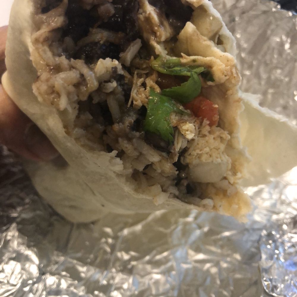 Zaida’s Kitchen - Chicken Burrito. Damn delicious. - Mexican Near Me - Stanford, California