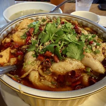 Bamboo House Austin - Fish Filets in Chili Oil - Chinese Near Me - Austin, Texas