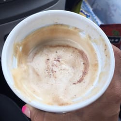 Starbucks - This is how a flat white should look like. He steamed the milk perfectly, makes the espresso so flavorful.