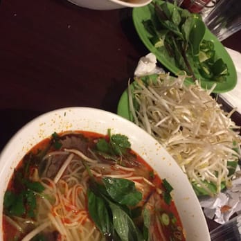 Pho Viet - Pho- all the way spicy, brisket pho. I tried the veggie one and that was tasty as well! - Vietnamese Near Me - Washington, DC, District of Columbia