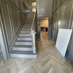 Evergreen Remodeling - Painting and new floor