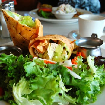 Side Door Cafe - Lunch wrap and salad - New American Near Me - Gleneden Beach, Oregon