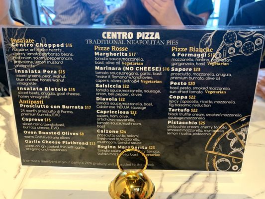 Menu photo 5 Centro Pizza Burlingame, CA Menu photo 5 Centro Pizza Burlingame, CA