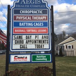 Aegis Chiropractic and Physical Therapy - Our large sign is an easy landmark right on Route 9. We offer many specialities and provide same day PT appointments. Call today!