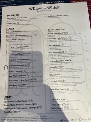 Menu photo 2 Willow & Whisk Millburn, NJ