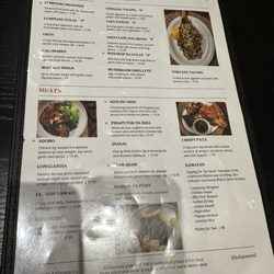 Kalapaw - Menu-front