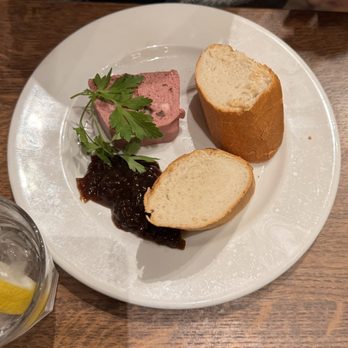 Cafe Rouge - CHICKEN LIVER, PORK & WILD MUSHROOM PÂTÉ - French Near Me - London, XGL Cafe Rouge - CHICKEN LIVER, PORK & WILD MUSHROOM PÂTÉ - French Near Me - London, XGL