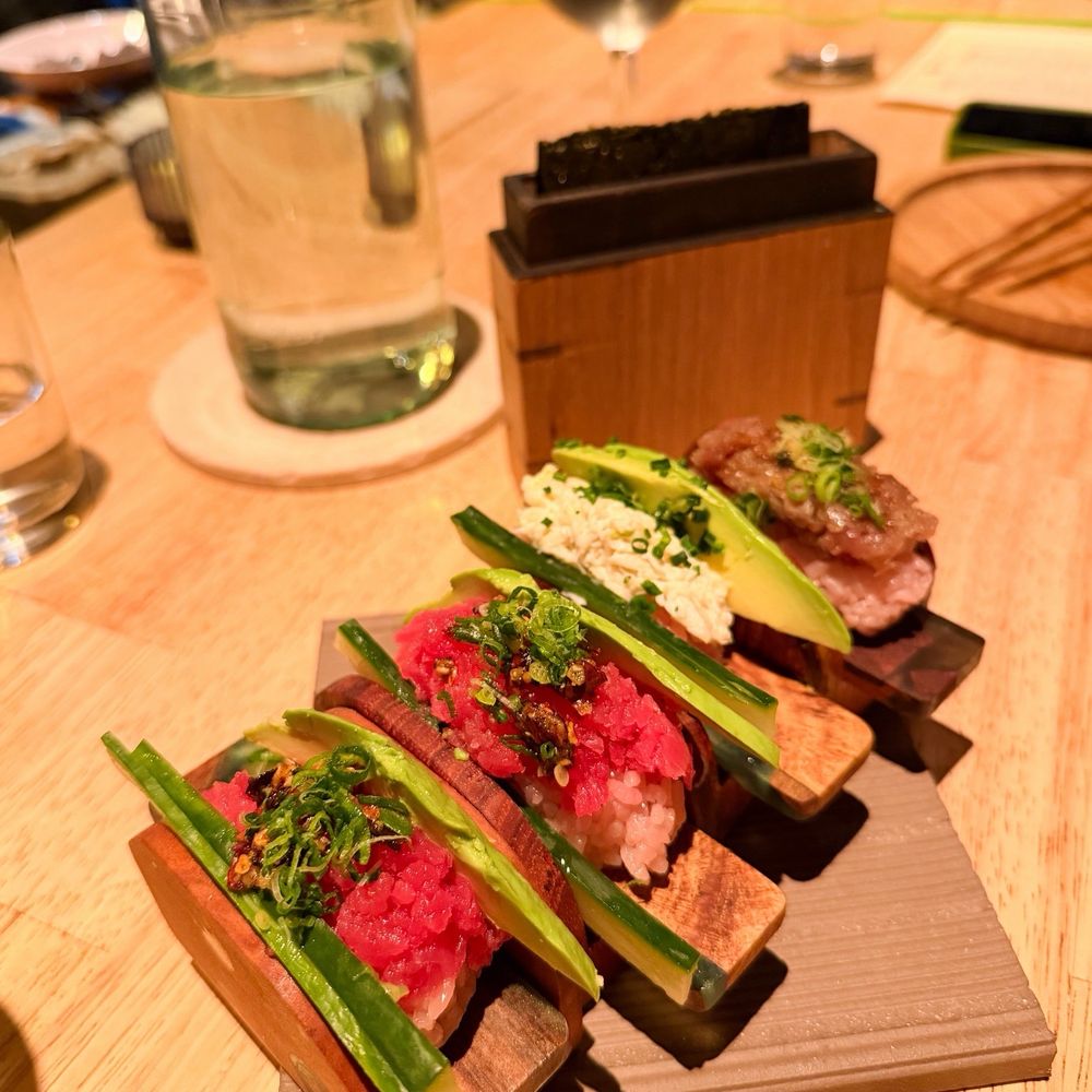 Kitsu Nori - Spicy tuna, crab, and fatty tuna hand rolls - Japanese Near Me - Austin, Texas Kitsu Nori - Spicy tuna, crab, and fatty tuna hand rolls - Japanese Near Me - Austin, Texas