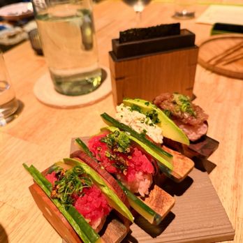 Kitsu Nori - Spicy tuna, crab, and fatty tuna hand rolls - Japanese Near Me - Austin, Texas