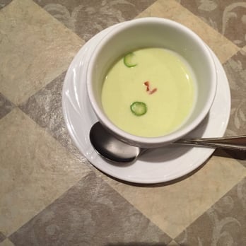 Cafe Miro - A pallet cleansing asparagus soup. - Modern European Near Me - Honolulu, Hawaii