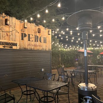 The Perch Brewery - Cool Restroom outdoor area , outdoor lighting long rustic table w/trees coming up through the table in 3 areas- fun event dining! - Gastropubs Near Me - Chandler, Arizona The Perch Brewery - Cool Restroom outdoor area , outdoor lighting long rustic table w/trees coming up through the table in 3 areas- fun event dining! - Gastropubs Near Me - Chandler, Arizona