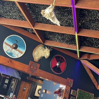 LBM - the awesome detailed ceiling and personalized interior. - Bars Near Me - Lakewood, Ohio