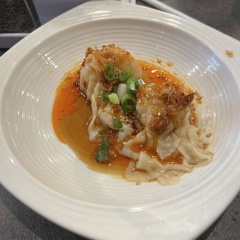 A Table Wayne's Kitchen - shrimp wonton - Asian Fusion Near Me - Manteca, California