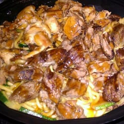 Samurai Sam's - Half Chicken and Steak Yakisoba Bowl