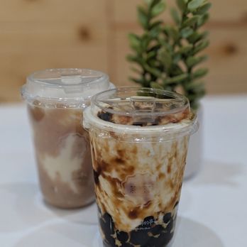 Feng Cha Teahouse - Taro Mess and Dirty Boba - Desserts Near Me - Newark, California