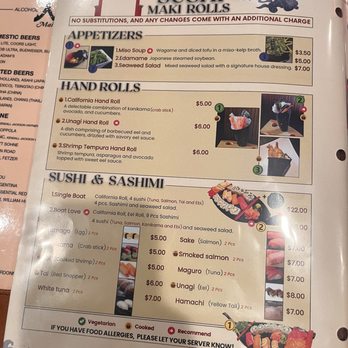 Mai Thai - Menu - Sushi Bars Near Me - Florence, Kentucky Mai Thai - Menu - Sushi Bars Near Me - Florence, Kentucky
