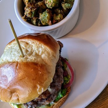 Tupelo Honey Southern Kitchen & Bar - Avocado Fried Chicken Sandwich + Fried Okra - Southern Near Me - Denver, Colorado Tupelo Honey Southern Kitchen & Bar - Avocado Fried Chicken Sandwich + Fried Okra - Southern Near Me - Denver, Colorado