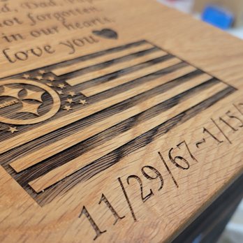 Creative Indulgence - Wood engraving - Printing Services Near Me - Redondo Beach, California