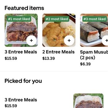 T&Y Hawaiian BBQ - UBER Eats 3 Entree Meals - Barbeque Near Me - Glendale, Arizona