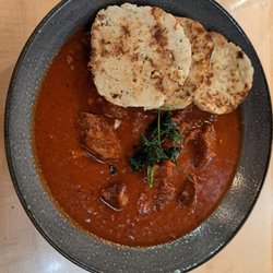 Villacher Brauhof / Biereck - Bierlokal & Restaurant - This beef goulash dish with "dumplings" was flavorful and delicious.  The dish came out in minutes, super fast service.