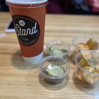 The Stand - Complimentary pickled and chips - New American Near Me - Santa Clara, California The Stand - Complimentary pickled and chips - New American Near Me - Santa Clara, California