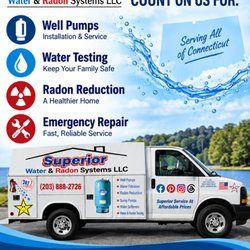Superior Water & Radon Systems - Fast, 24/7 Emergency Well Pump Service in Connecticut
You shouldn't have to go a single day without clean, running water...