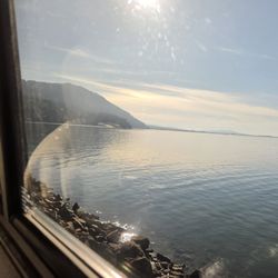 Amtrak Cascades - Water and coast