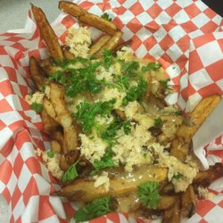 Health-A-Licious - Garlic crab fries.
