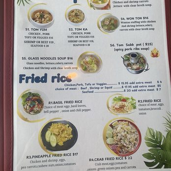 Original Thai BBQ - Menu June 2025 - Thai Near Me - Clackamas, Oregon