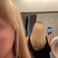 Fantastic Sams - Major unblended line/section...