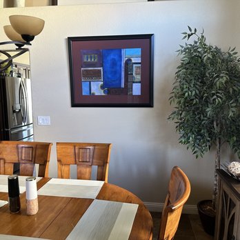 Affordable Framing - 1 framed piece hanging in my dining room. - Art Galleries Near Me - Tempe, Arizona