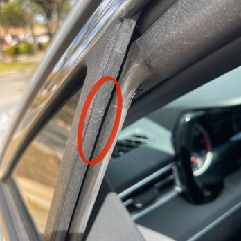 Bellmoney Window Tint - Exterior scratches to driver side - Car Window Tinting Near Me - Austin, Texas