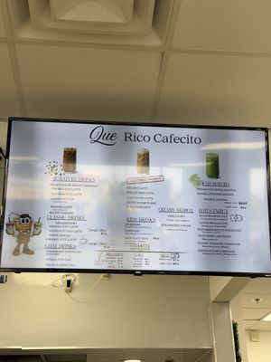 Menu photo 2 Que Rico Cafecito Ontario, CA Menu photo 2 Que Rico Cafecito Ontario, CA