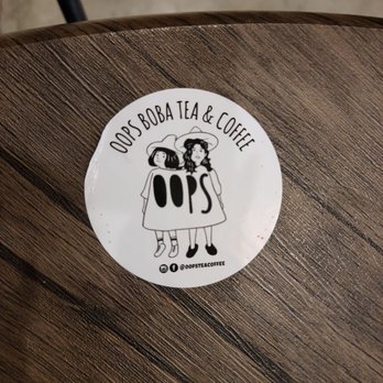 Oops Boba Tea & Coffee - Cute logo & sticker! - Bubble Tea Near Me - Arcadia, California Oops Boba Tea & Coffee - Cute logo & sticker! - Bubble Tea Near Me - Arcadia, California