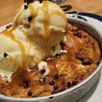 BJ's Restaurant & Brewhouse - Salted Caramel Pizookie - Best one on the menu! - Pizza Near Me - Folsom, California