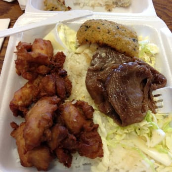 Loco Moco - Combination plate of furikake fish, teriyaki beef - Barbeque Near Me - Kapolei, Hawaii Loco Moco - Combination plate of furikake fish, teriyaki beef - Barbeque Near Me - Kapolei, Hawaii