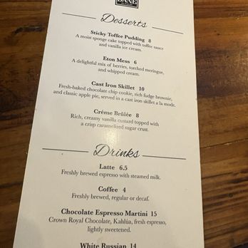 Great Dane Restaurant & Bar - Menu - New American Near Me - Royal Oak, Michigan