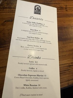 Menu photo 1 Great Dane Restaurant & Bar Royal Oak, MI