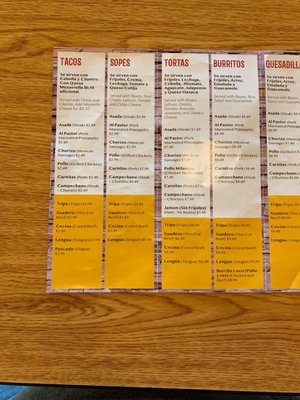 Menu photo 8 Taqueria Mexicana Westfield, IN Menu photo 8 Taqueria Mexicana Westfield, IN
