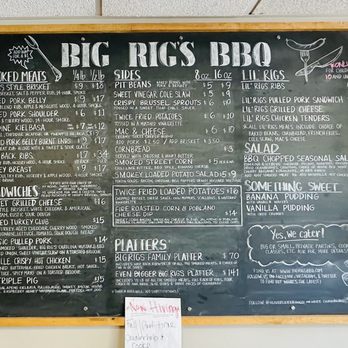 Big Rig’s BBQ - Menu in October 2025 - Barbeque Near Me - Monroeville, Pennsylvania Big Rig’s BBQ - Menu in October 2025 - Barbeque Near Me - Monroeville, Pennsylvania