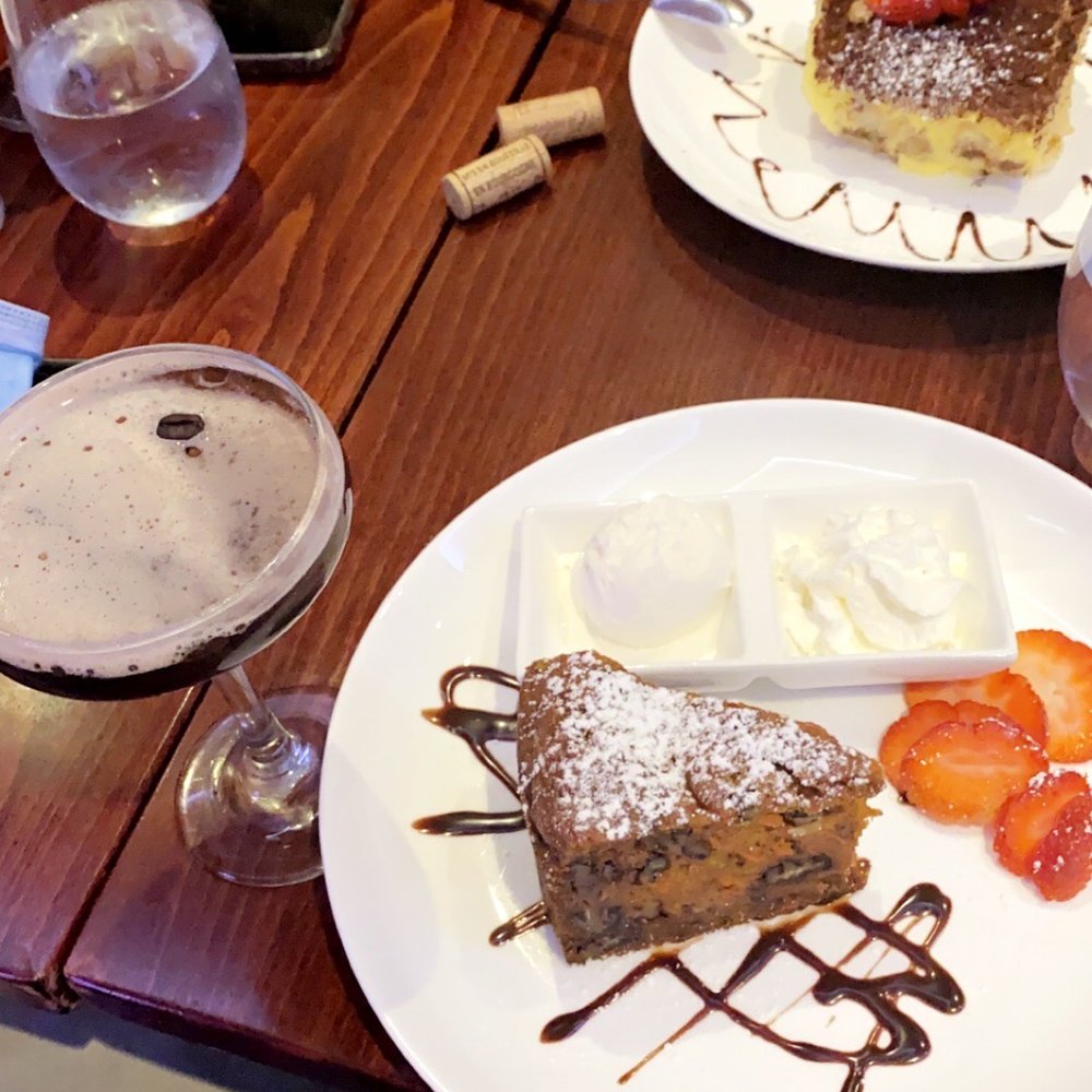 Public Wine Bar - Carrot Cake and espresso martini - Wine Bars Near Me - Norwalk, Connecticut