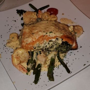 The Motown Bistro - Stuffed Salmon - Steakhouses Near Me - Detroit, Michigan