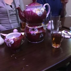 Saba Restaurant - Persian tea.