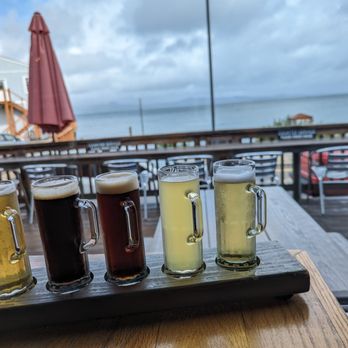 Astoria Brewing Company - flight was fine, like the glassware - Seafood Near Me - Astoria, Oregon Astoria Brewing Company - flight was fine, like the glassware - Seafood Near Me - Astoria, Oregon