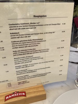 Menu photo 2 Restaurant Steinbock Rapperswil-Jona, SG Menu photo 2 Restaurant Steinbock Rapperswil-Jona, SG