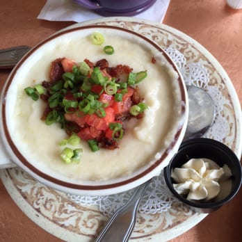Another Broken Egg Cafe - OMG!! City grits!! - Breakfast & Brunch Near Me - Charlotte, North Carolina