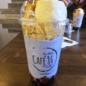 Cafe 86 - Upside Down Halo Halo - Desserts Near Me - Milpitas, California Cafe 86 - Upside Down Halo Halo - Desserts Near Me - Milpitas, California