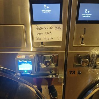 SpinCycle Laundry Lounge - It says only card but the wash card machine is broke and I'm not using my credit card - Laundromat Near Me - South Gate, California